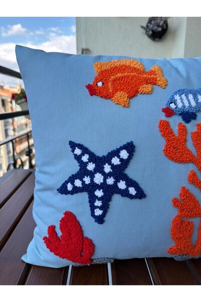 punchatolyem punchhatolyesii marine model throw pillow cover punch panch throw pillow cover handmade blue