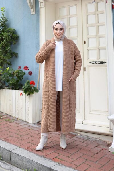 WOMEN'S KNITTED KNIT CARDIGAN