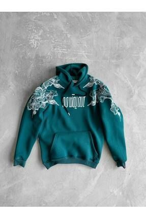 OTAKU Unisex Oversize No Way Out Bask l Kap onlu Sweatshirt Fiyat Yorumlar Trendyol