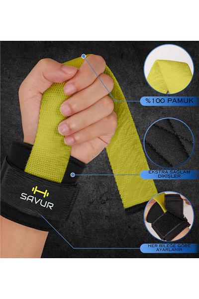 SAVUR Fitness Wrist Strap - Slide and Weight Strap