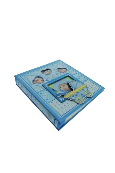 mutlu adım 1 Adet 23x25cm Bebek Fotoğraf Albümü Pusetli 120'li