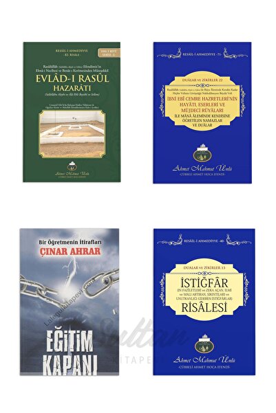Cübbeli Ahmet Hoca Yayıncılık İstiğfar Risalesi  Eğitim Kapanı İbni Cemre İbni Ebi Cemre Evladı Rasul 4 Kitap Seti