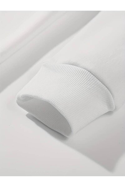 Machetta Унісекс з принтом троянди, оверсайз, з капюшоном, зимовий світшот - 3 нитки, 100% бавовна