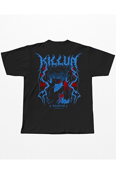 SHINOBIX تي شيرت هنتر إكس هنتر أنيمي كيلوا زولديك كبير الحجم