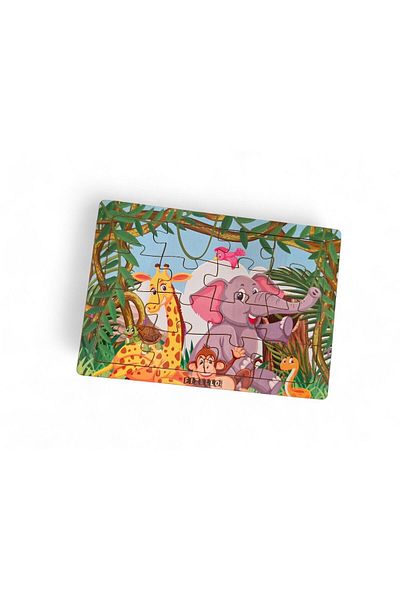 Fizello Animal Kingdom - 4-16 Pieces Educational Puzzle Toy, for Baby and Child