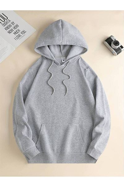 Machetta Χειμερινό φούτερ Unisex Oversize - Skull Printed, 3 κλωστές 100% βαμβάκι, Hoodie με κουκούλα