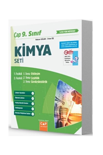 Çap Yayınları Çap 9. Sınıf Kimya Fasikül Konu Anlatımlı Seti  Hakan Güler  İr...