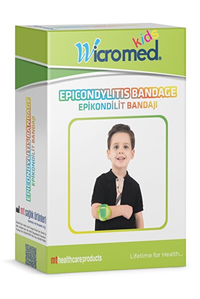 wicromed Epikondilit Bandajı Tenisçi Golfçü Dirseği Bandajı KIDS Çocuk Neopre...