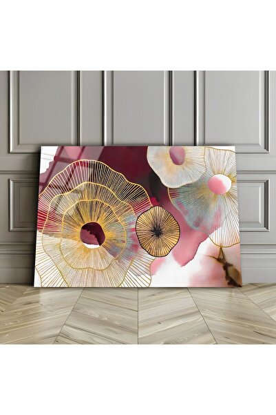 Harikabirev HARİKABİREV | PIECE DE ARTĂ ABSTRACTĂ PE STICLA (TEMPERATĂ) INVER...