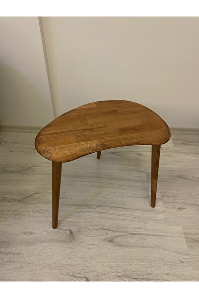 Home Trend Ceviz Doğal Ahşap TEKLİ Sehpa