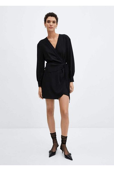 MANGO Woman Kleid mit Schleife