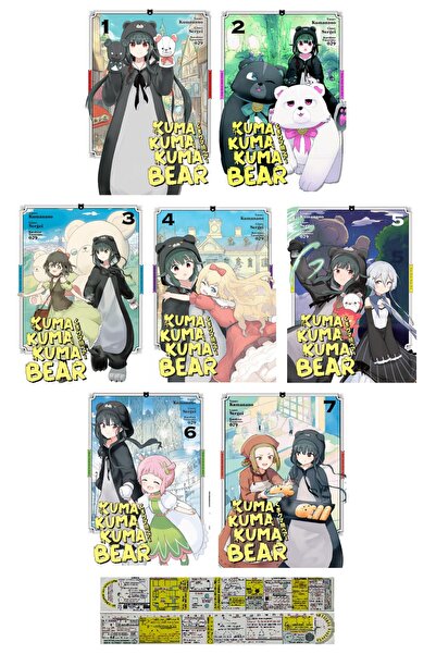Kayıp Kıta Yayınları Kuma Kuma Kuma Bear 1-2-3-4-5-6-7. Ciltler Manga Seti + ...