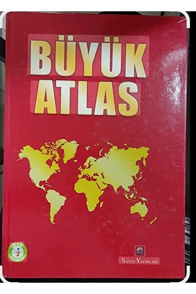Saygı Yayınları Büyük Atlas SERT KAPAK KIRMIZI