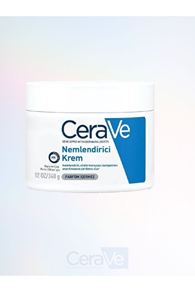 CeraVe Nemlendirici Krem 340gr ( KURU VE ÇOK KURU CİLTLER ) Seramid ve hyalüronik asit içerikli -CeraVe-