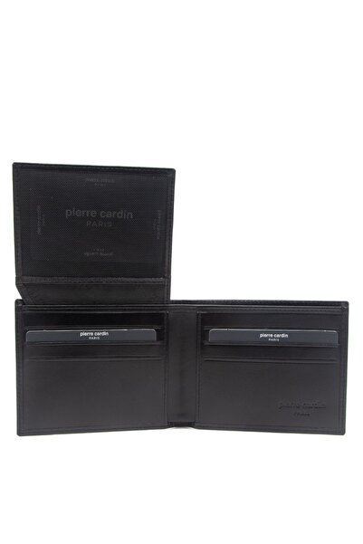Pierre Cardin Men's Wallet 2060A55 - Black Analine Leather