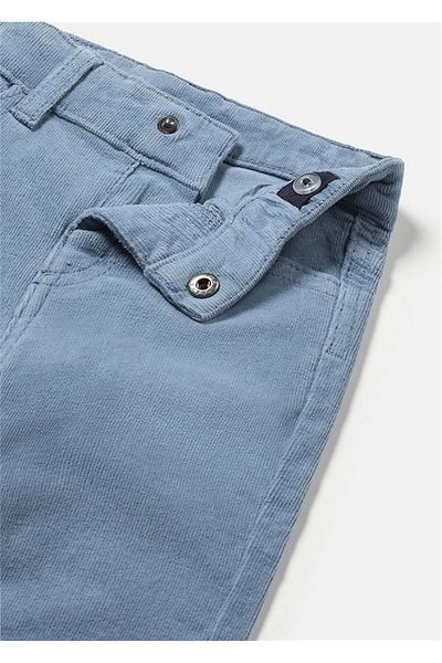 MAYORAL Baby Boy Blue Slim Fit Corduroy Trousers 502