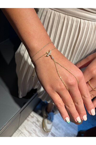 Asteria Jewelry Gold Kaplama Şahmeran Bileklik