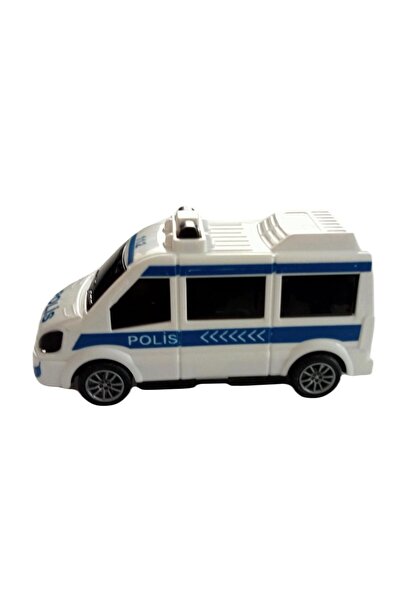 CT-TOYS شاحنة شرطة سحب قطرة 10x5 سم