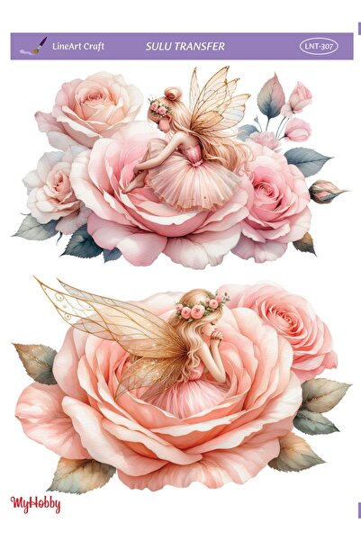 LİNEART Lineart Sulu Transfer No:LNT307  25x35cm