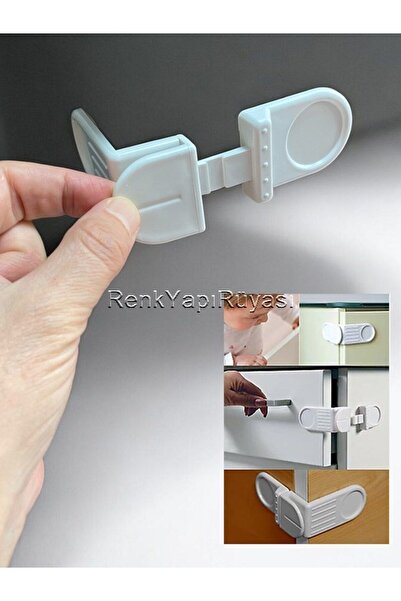 RENK YAPI RÜYASI 3 قطع قفل زاوية لسلامة الأطفال والرضع - بدون براغي