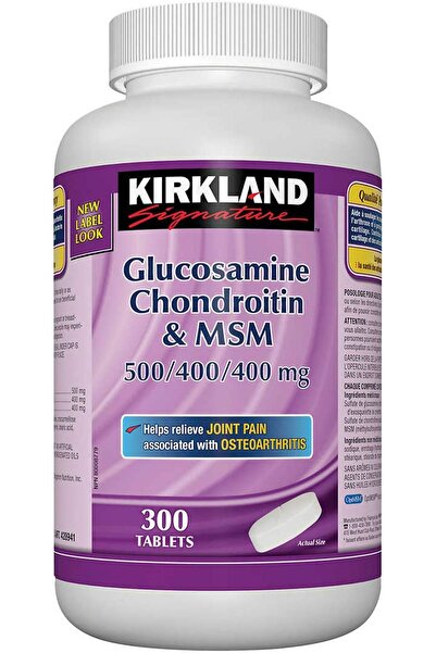 Kırkland Kirkland Signature- Glucosaminee Chondroitin MSM (500/400/400)- 300 ...