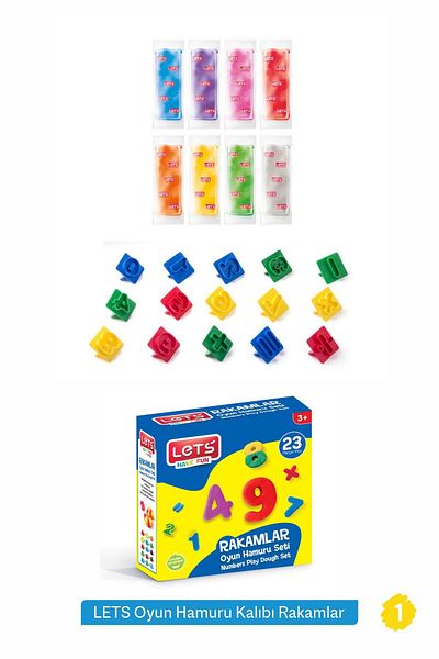Lets Fun Play Dough Set - Molds