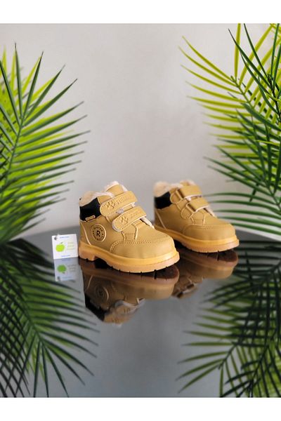 elma bebe Anatomical Wool Fur and Velcro Baby Kids Winter Boots - Size Chart Is Latest Image