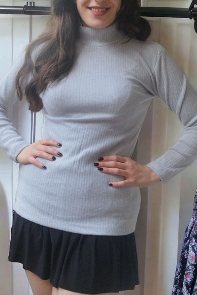 Aslında Look Flexible Corded Knitwear - Long Sleeve and Bady Std Size, 61X40 cm Width