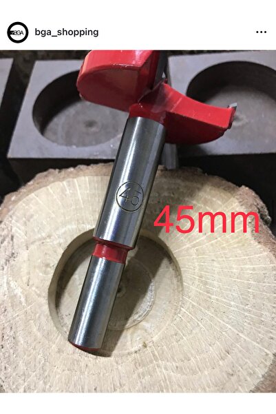 BGA 45 mm Menteşe delik açma mumluk Freze  matkap ucu