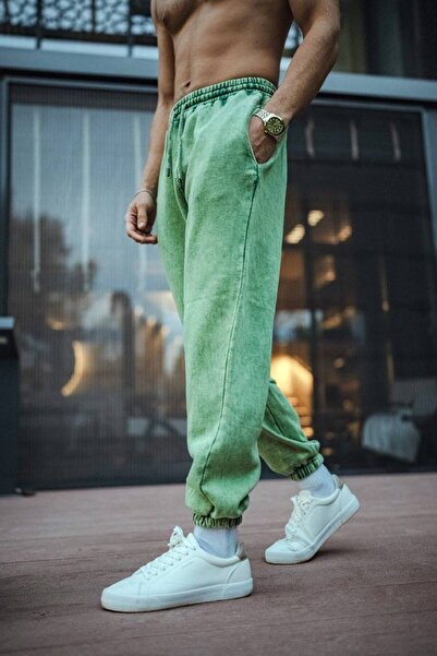 İLKCET MODA Oversize Washed Basic Tracksuit Bottom