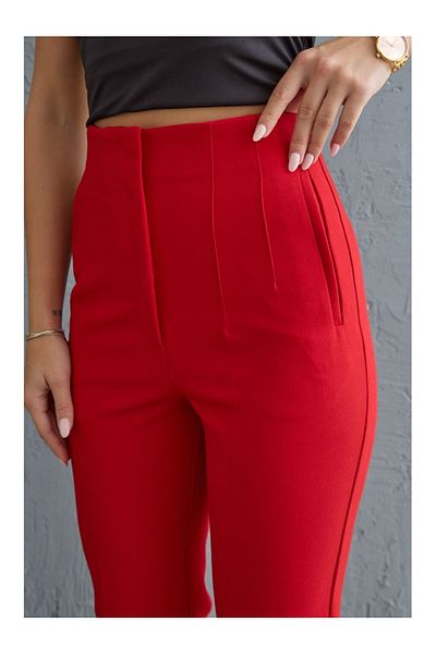 Elif Özbey Butik Carrot Cut Red Pants