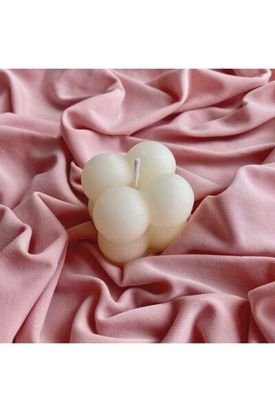 Handmade Söz Nişan Nikah Düğün Hediyelik Dekoratif Mini Bubble Mum 30 Adet