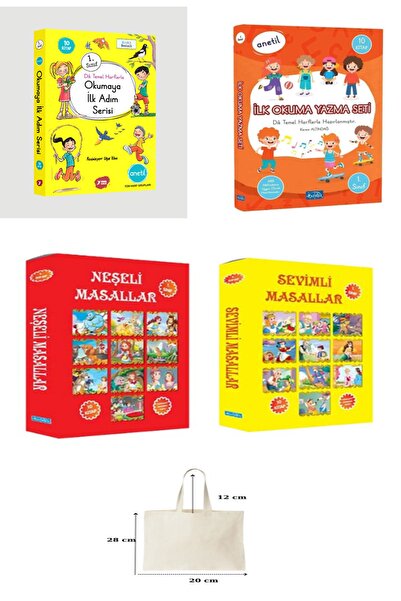 Parıltı Yayınları 1.sınıf - Anetil- Ilk Okuma Yazma Seti - Okumaya Ilk Adım S...