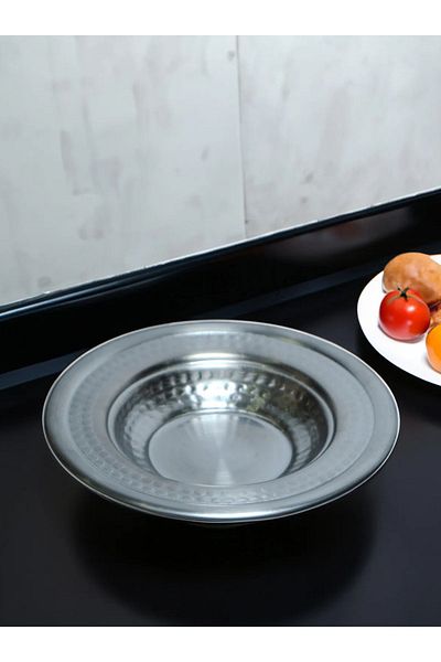 YUNUSOĞLU HOME Stainless Steel 3-Piece Round Bowl Set - Retro
