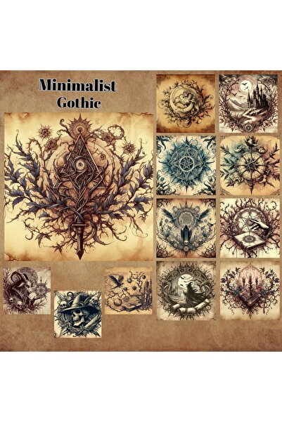 Pink Swan Craft Set de autocolante pentru albume de însemnări, 12 bucăți, min...