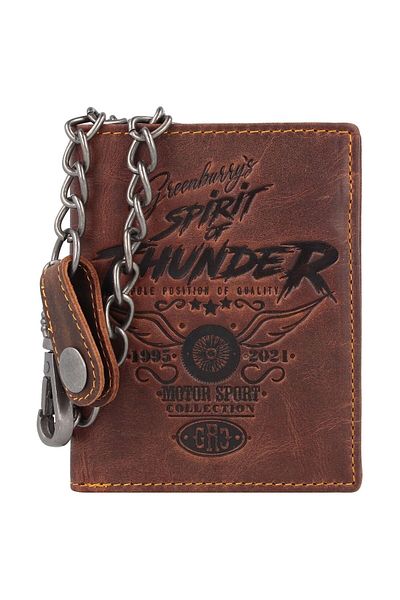 Greenburry Racing Collection Bristol wallet RFID leather 10 cm