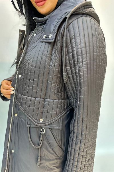 GÖKSEL Plus Size Maxi Design Coat