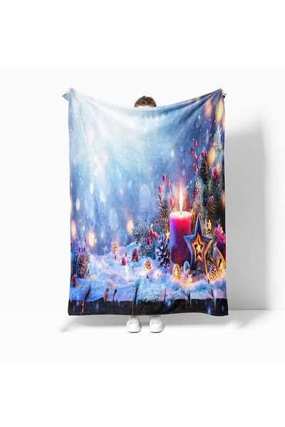 Home Single Fleece Duvet Cover - 3D Printed Size Blanket