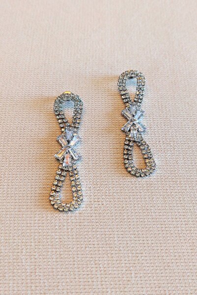 UTOPIAN Zirkon Uzun Fiyonk Küpe