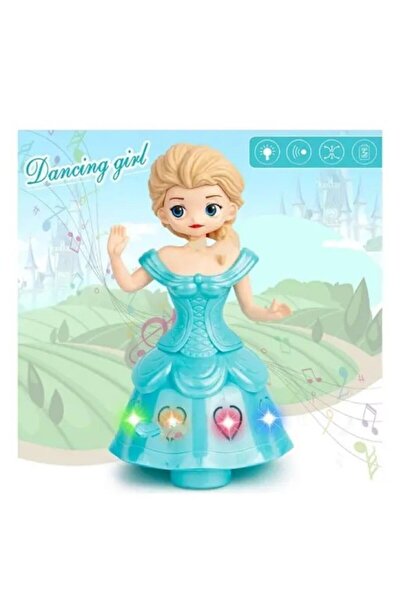 Brother Toys Frozen Karlar Ülkesi Dans Eden Elsa Bebek Işıklı Müzikli Pilli Hareketli Figür Oyuncak