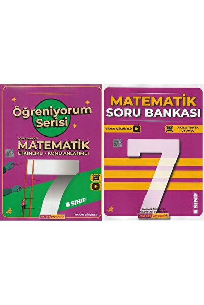 Matsev Yayıncılık MATSEV ÖĞRENİYORUM SERİSİ + SORU BANKASI 7.SINIF GÜNCEL 202...