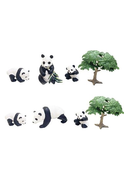 TTC Model Series Animal Figure Panda 3pcs (STYLE 1/STYLE 2)