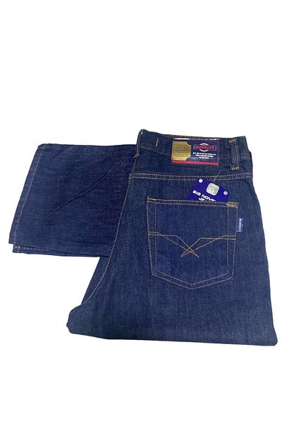 BURSPA Ανδρικό Dad Oversize Jeans παντελόνι Relaxed Cut Classic
