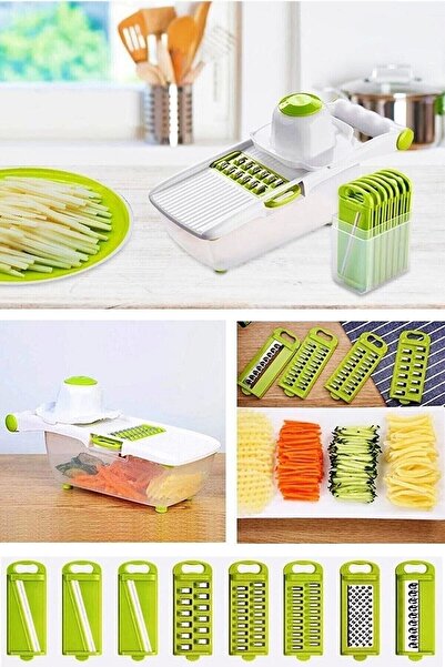 Rosemor Hazneli Sebze Patates Dilimleyici Doğrayıcı Rendeleme Kesici