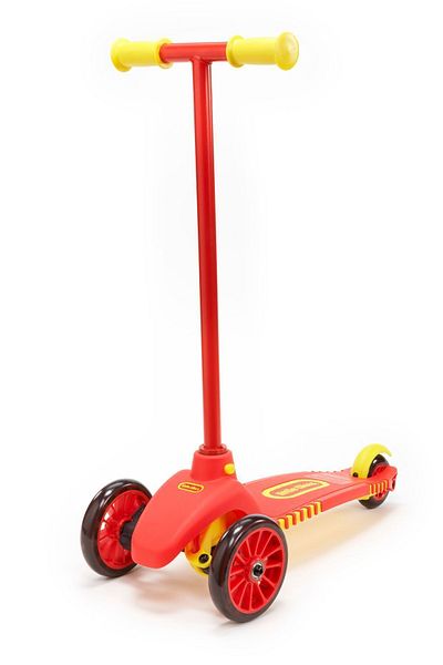 Little Tikes سكوتر اميل للانعطاف، احمر واصفر