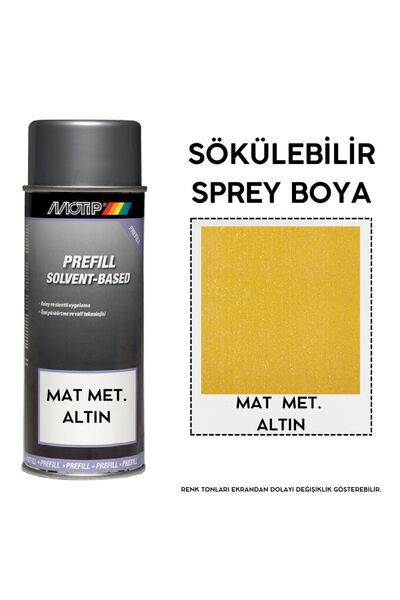 Motip Plasti Dip Sökülebilir Kauçuk Mat Metalik Sprey Boya 350ML