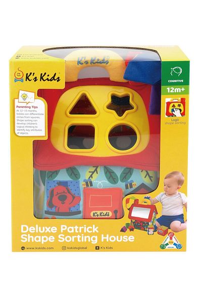 K’s Kids Deluxe Patrick Shape Sorting House