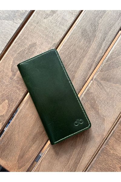 Kalkan deri Минималистичен дълъг портфейл от естествена кожа - стилен и издръжлив