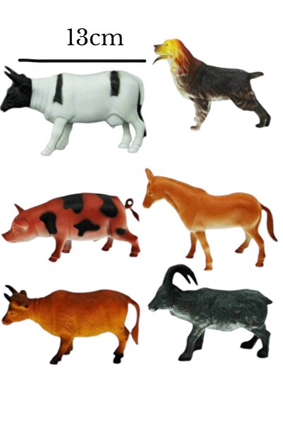 BYCEGU 071296   حيوانات المزرعة متوسطة الحجم - حيوانات ناعمة مكونة من قطعة عا...