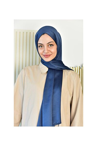 Silk Home Janjan Tek Taraflı Şal İndigo
